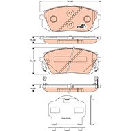 TRW Brake Pads GDB3461 - Brake Pads