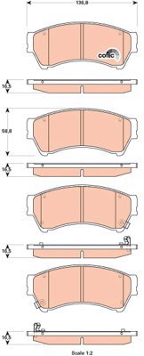 TRW Brake Pads GDB3501 - Brake Pads