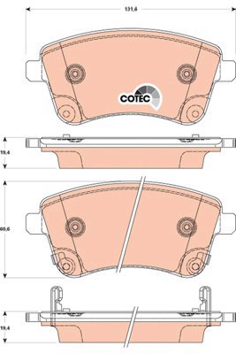 TRW Brake Pads GDB3509 - Brake Pads