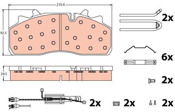 TRW Brake Pads GDB5095 - Brake Pads