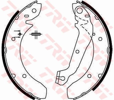 TRW Brake Shoe Set GS6166 - Brake Shoes