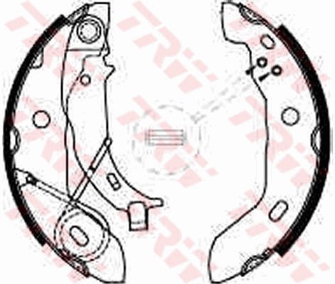 TRW Brake Shoe Set GS8627 - Brake Shoes