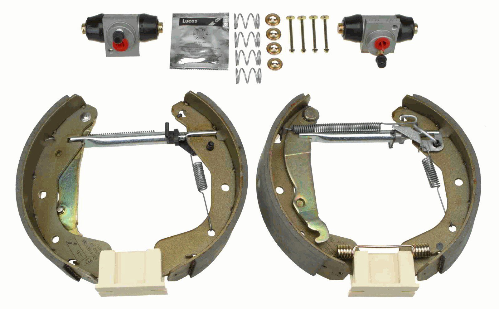 TRW Brake shoe set GSK1624 - Brake Shoes