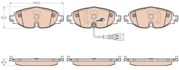 TRW Brake Pads GDB1956 - Brake Pads