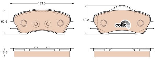TRW Brake Pads GDB1992 - Brake Pads