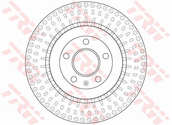 TRW Brake Disc DF6175S, set of 2 - Brake Disc