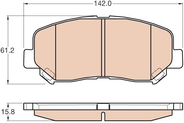 TRW Brake Pads GDB3562 - Brake Pads