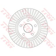 TRW Brake disc DF6251, set of 2 - Brake Disc
