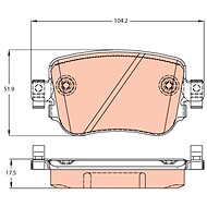TRW Brake Pads GDB2042 - Brake Pads