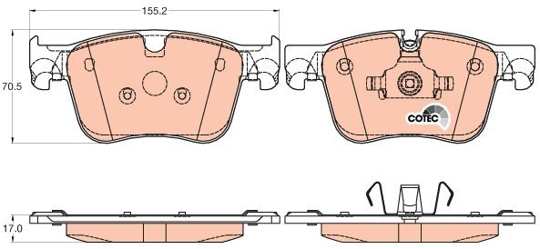 TRW Brake Pads GDB2035 - Brake Pads