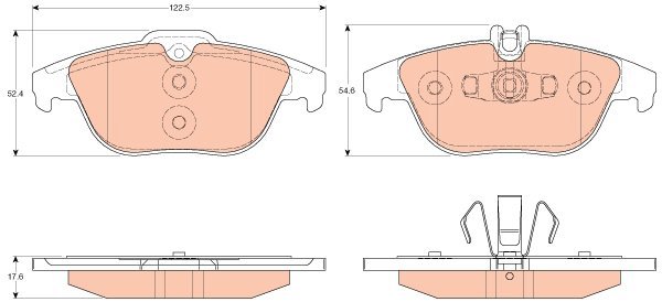 TRW Brake Pads GDB2051 - Brake Pads