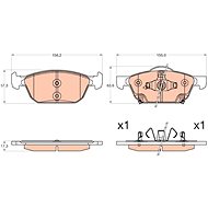 TRW Brake Pads GDB3600 - Brake Pads
