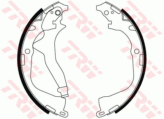 TRW Brake Shoe Set GS8800 - Brake Shoes