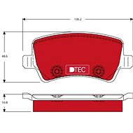 TRW Brake Pads GDB1685DTE - Brake Pads