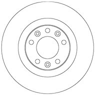 TRW Brake disc DF6667, set of 2 - Brake Disc