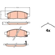 TRW Brake Pads GDB2124 - Brake Pads