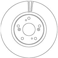 TRW Brake disc DF6689, set of 2 - Brake Disc