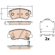 TRW Brake Pads GDB3630 - Brake Pads