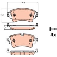 TRW Brake Pads GDB2132 - Brake Pads