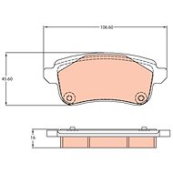 TRW Brake Pads GDB2136 - Brake Pads