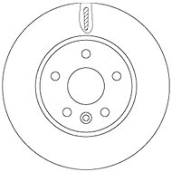 TRW Brake disc DF6819, set of 2 - Brake Disc