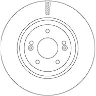TRW Brake disc DF7592, set of 2 - Brake Disc