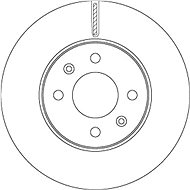 TRW Brake disc DF6794, set of 2 - Brake Disc