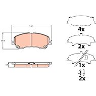 TRW Brake Pads GDB3648 - Brake Pads