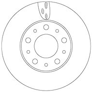 TRW Brake Disc DF6918S, set of 2 - Brake Disc