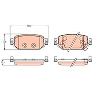 TRW Brake Pads GDB2172 - Brake Pads