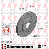 ZIMMERMANN Brake Disc 100.1235.52 - Brake Disc