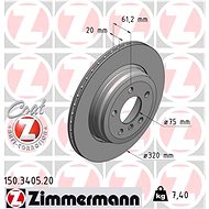 ZIMMERMANN Brake Disc 150.3405.20 - Brake Disc
