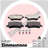 ZIMMERMANN Brake Pads 24496.170.1 - Brake Pads