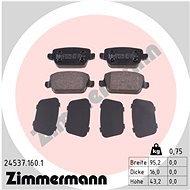 ZIMMERMANN Brake Pads 24537.160.1 - Brake Pads
