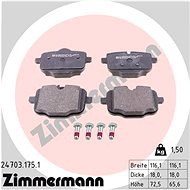 ZIMMERMANN Brake Pads 24703.175.1 - Brake Pads