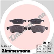 ZIMMERMANN Brake Pads 24914.180.1 - Brake Pads