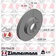 ZIMMERMANN Brake Disc 250.1346.20 - Brake Disc