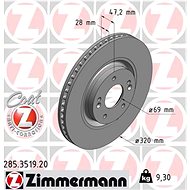 ZIMMERMANN Brake Disc 285.3519.20 - Brake Disc