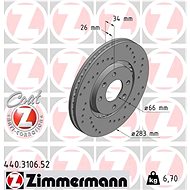 ZIMMERMANN Brake Disc 440.3106.52 - Brake Disc