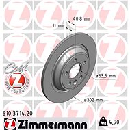 ZIMMERMANN Brake Disc 610.3714.20 - Brake Disc
