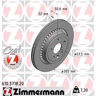 ZIMMERMANN Brake Disc 610.3718.20 - Brake Disc