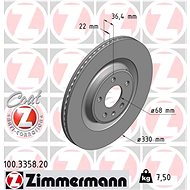 ZIMMERMANN Brake Disc 100.3358.20 - Brake Disc