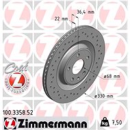 ZIMMERMANN Brake Disc 100.3358.52 - Brake Disc