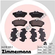 ZIMMERMANN Brake Pads 24578.165.1 - Brake Pads