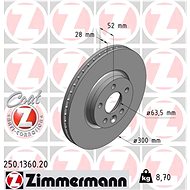ZIMMERMANN Brake Disc 250.1360.20 - Brake Disc