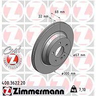 ZIMMERMANN Brake Disc 400.3622.20 - Brake Disc