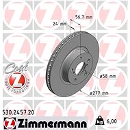 ZIMMERMANN Brake Disc 530.2457.20 - Brake Disc