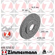 ZIMMERMANN Brake Disc 600.3250.52 - Brake Disc