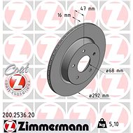 ZIMMERMANN Brake Disc 200.2536.20 - Brake Disc