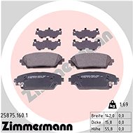 ZIMMERMANN Brake Pads 25875.160.1 - Brake Pads